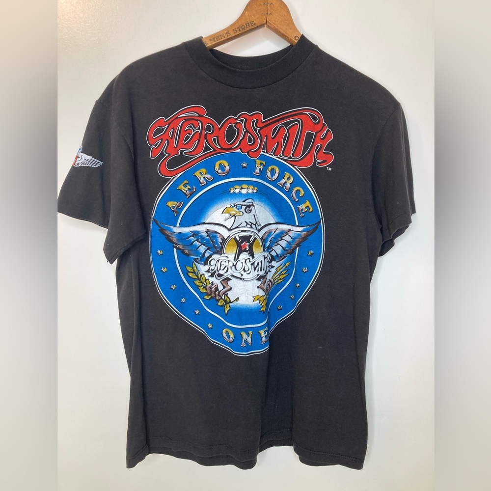 Vintage 1987 Aerosmith tour tshirt